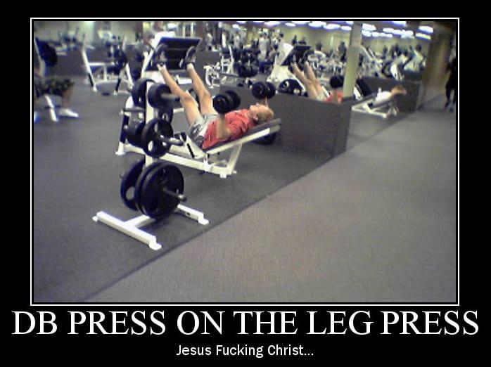 idiot in the gym