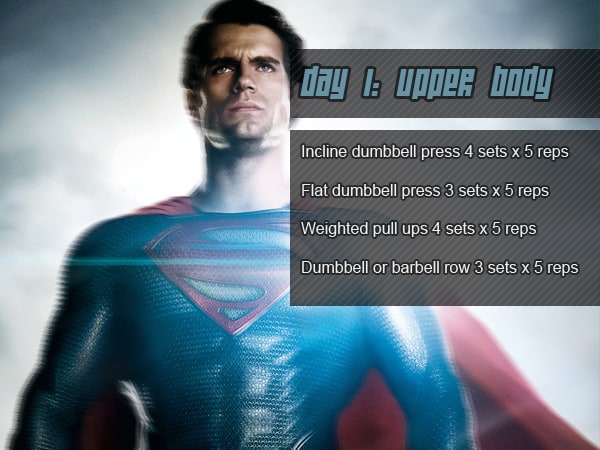 the first workout day