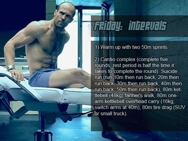 Jason Statham Workout and Diet Principles Part 4